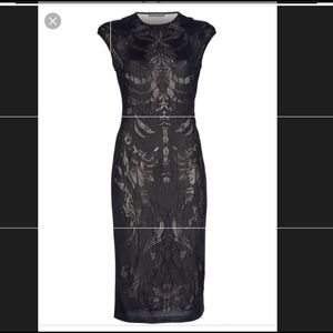 Alexander McQueen skeleton lace dress